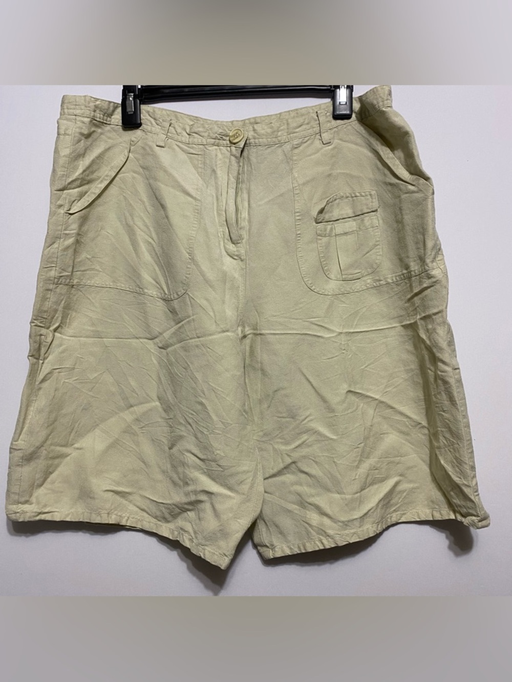 Sherry Taylor Women's Plus 1X Khaki Tan Casual Beach Vacation